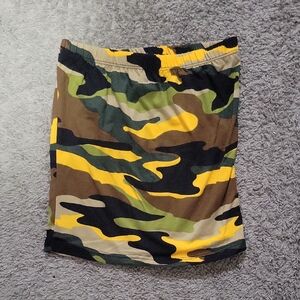 Camo Yellow & Green Tube Top